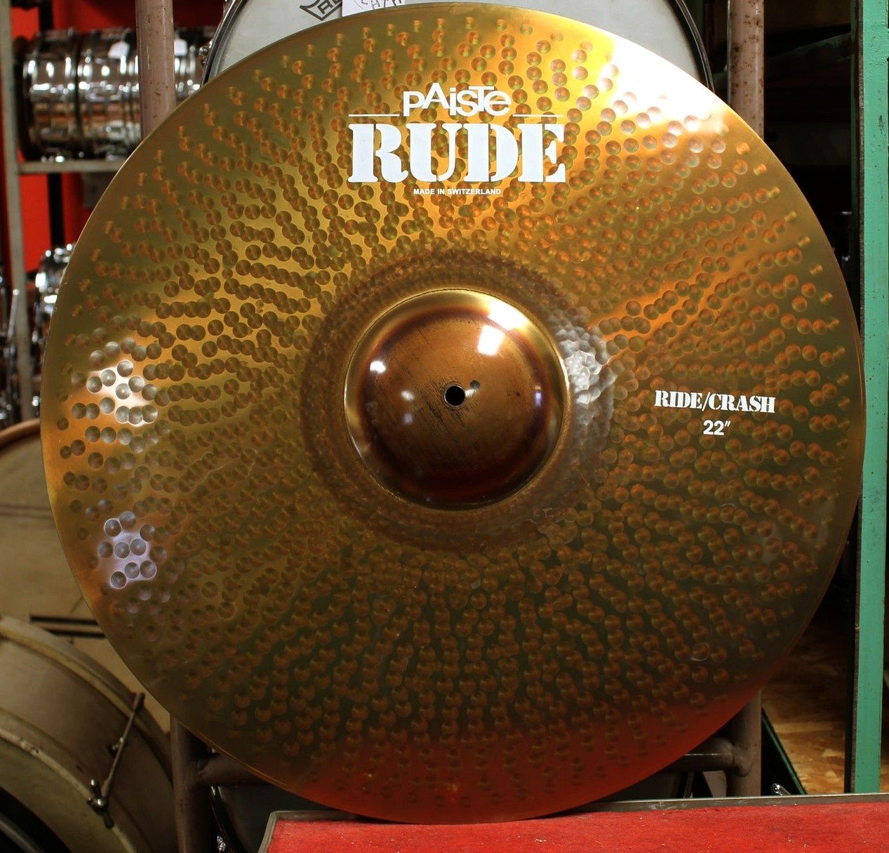 Paiste Rude Ride Crash 22 Novo
