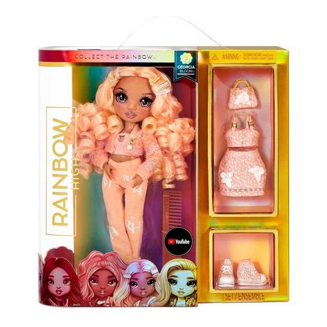 Кукла Rainbow High S3 Персик Рейнбоу Хай Georgia Bloom Peach 575740