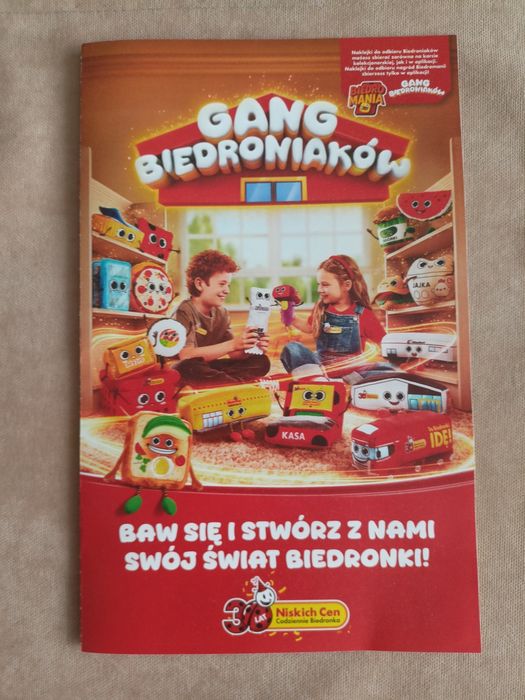 Gang biedroniaków . Naklejki .74 szt .