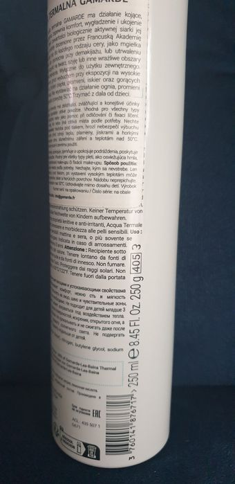 Woda termalna Gamarde 250ml