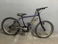 Bicicleta roxa adolescente