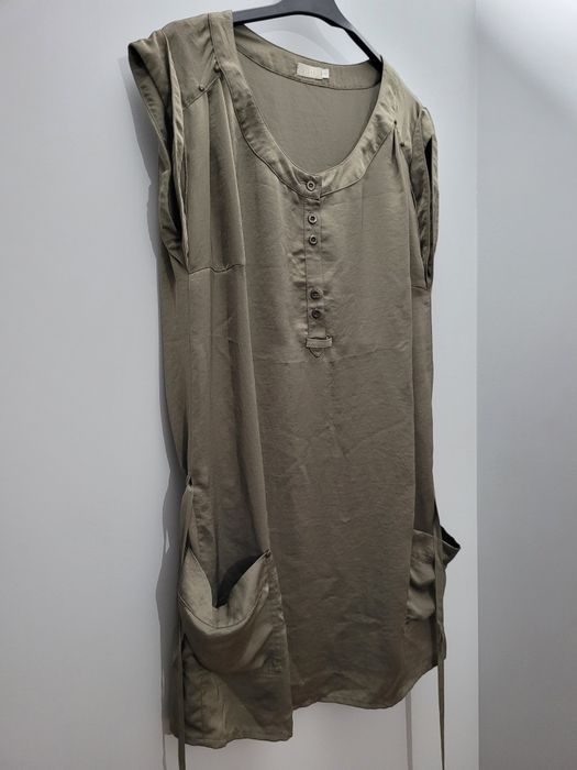 Sukienka tunika bluzka khaki Rio 44