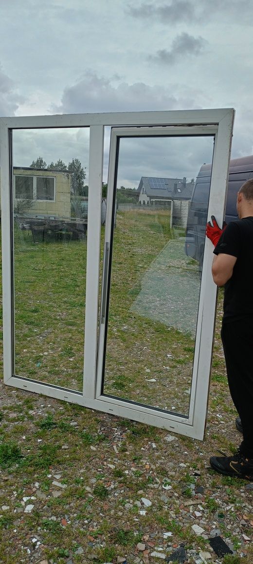 Drzwi tarasowe używane z Niemiec super stan dostawa gratis cały Kraj