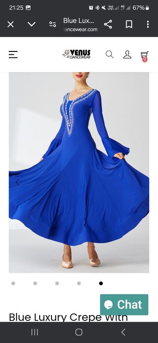 Плаття для бальних танців, на зріст 173 см, розмір L