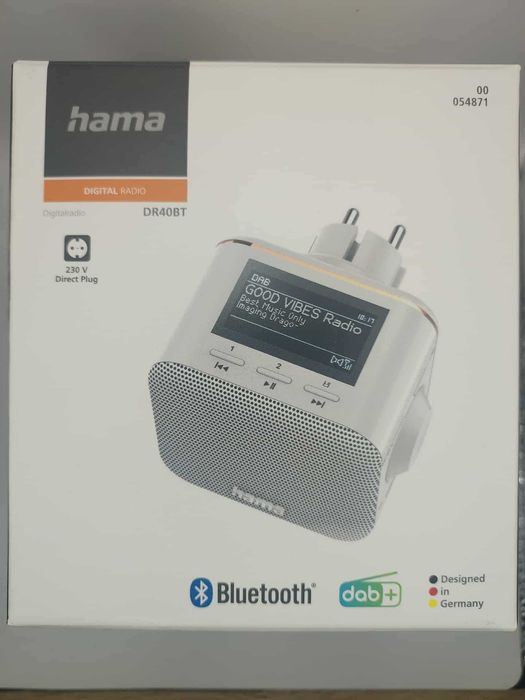 Hama DR40BT Plug-In (DAB+/FM, Bluetooth, AUX, USB “UPDATE”)