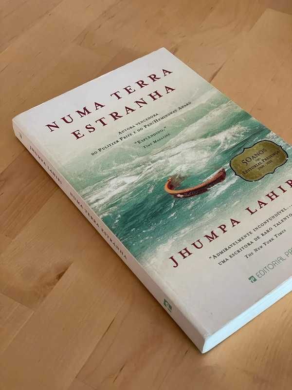 Livro Numa Terra Estranha - Jhumpa Lahiri