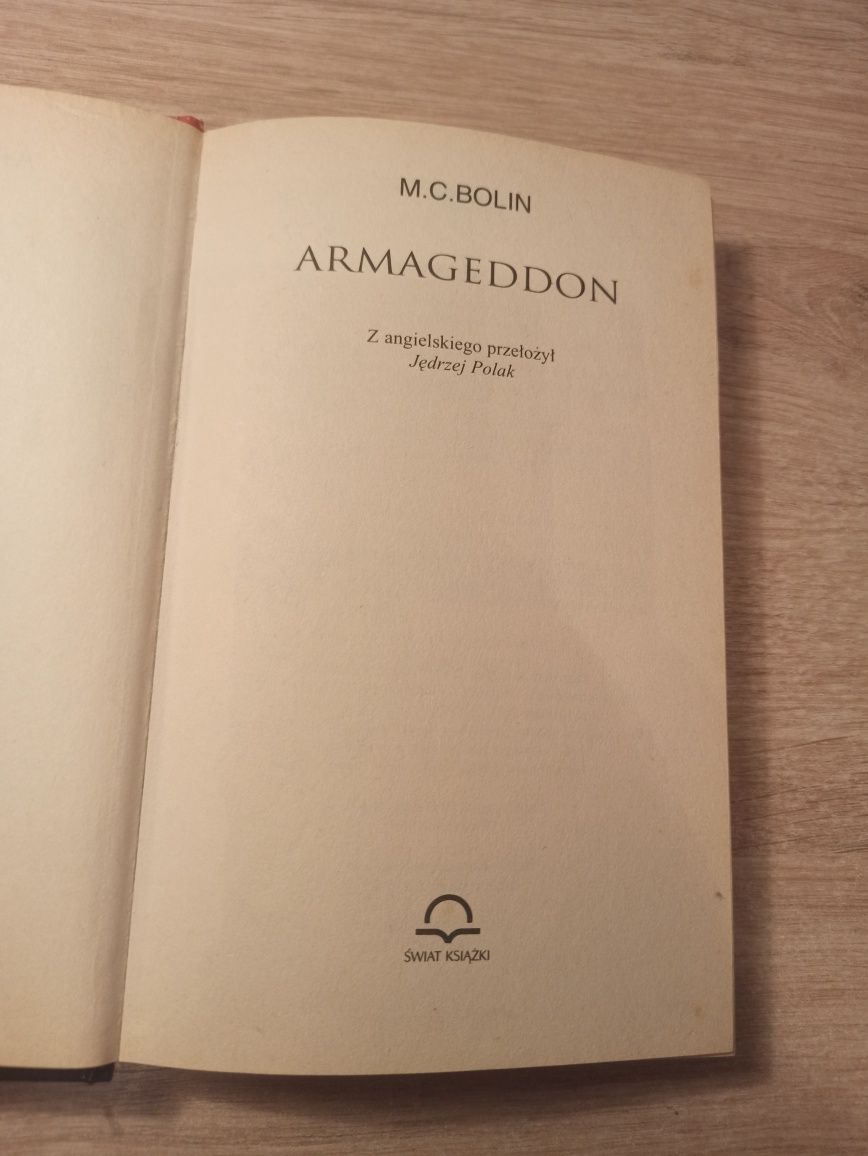 Książka "Armageddon" M.C. BOLIN