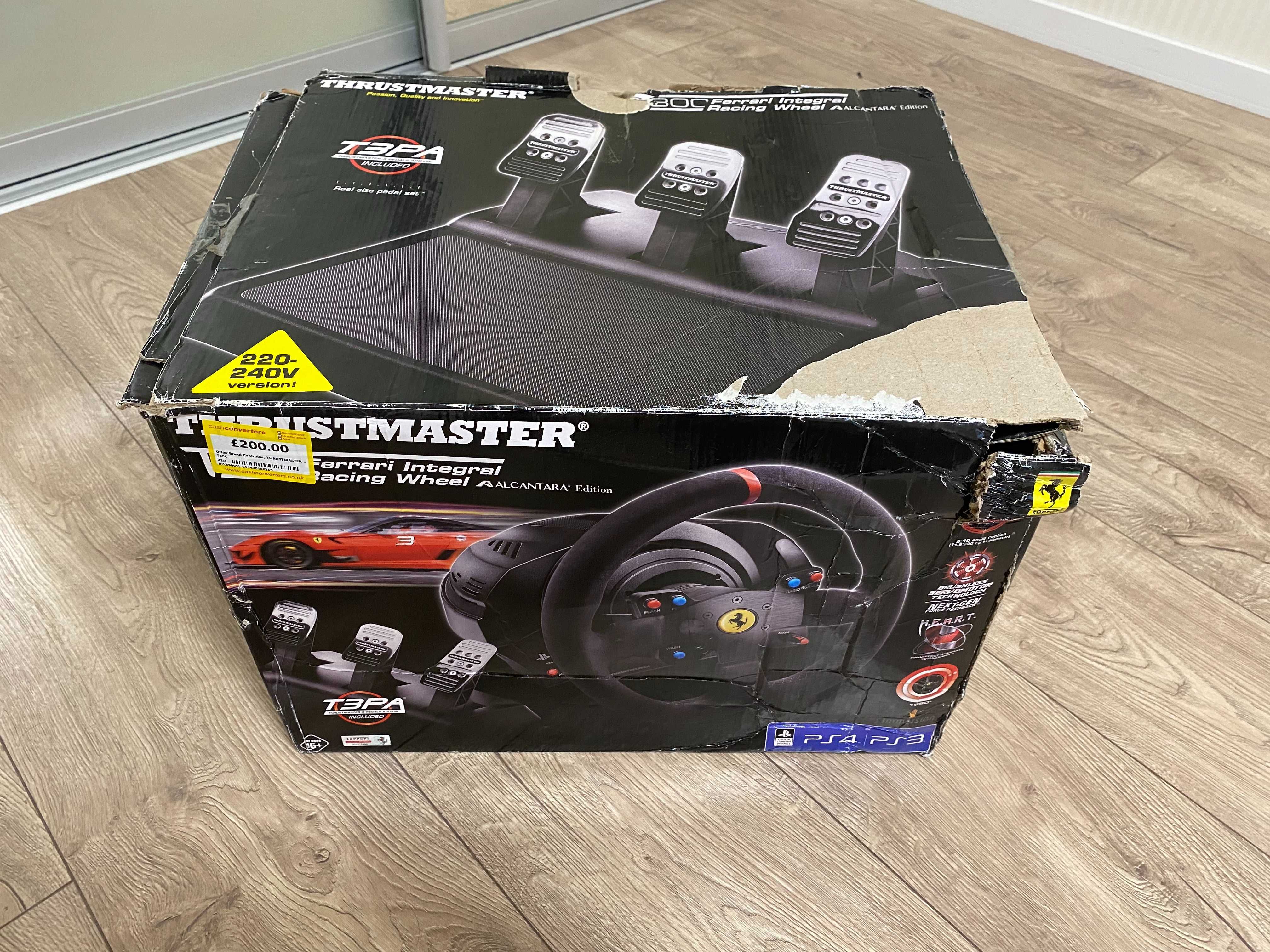 Thrustmaster T300 Alcantara Edition | База + ігрове кермо + педалі