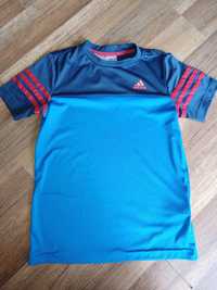 Adidas 140 t shirt 9 10 koszulka piłkarska niebieska