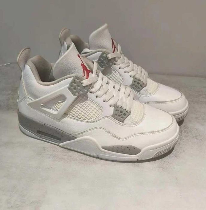Buty damskie Trampk Jordan 4 Retro  white oreoR.44