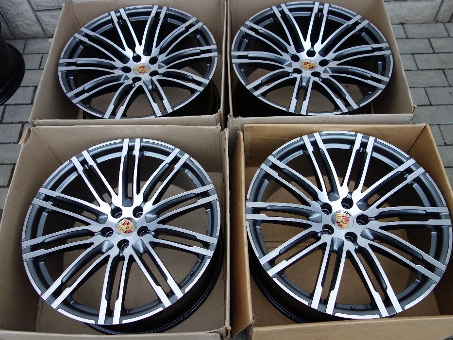Felgi PORSCHE MACAN GTS TURBO 21 cali Oryginalne 95B 9/10x21