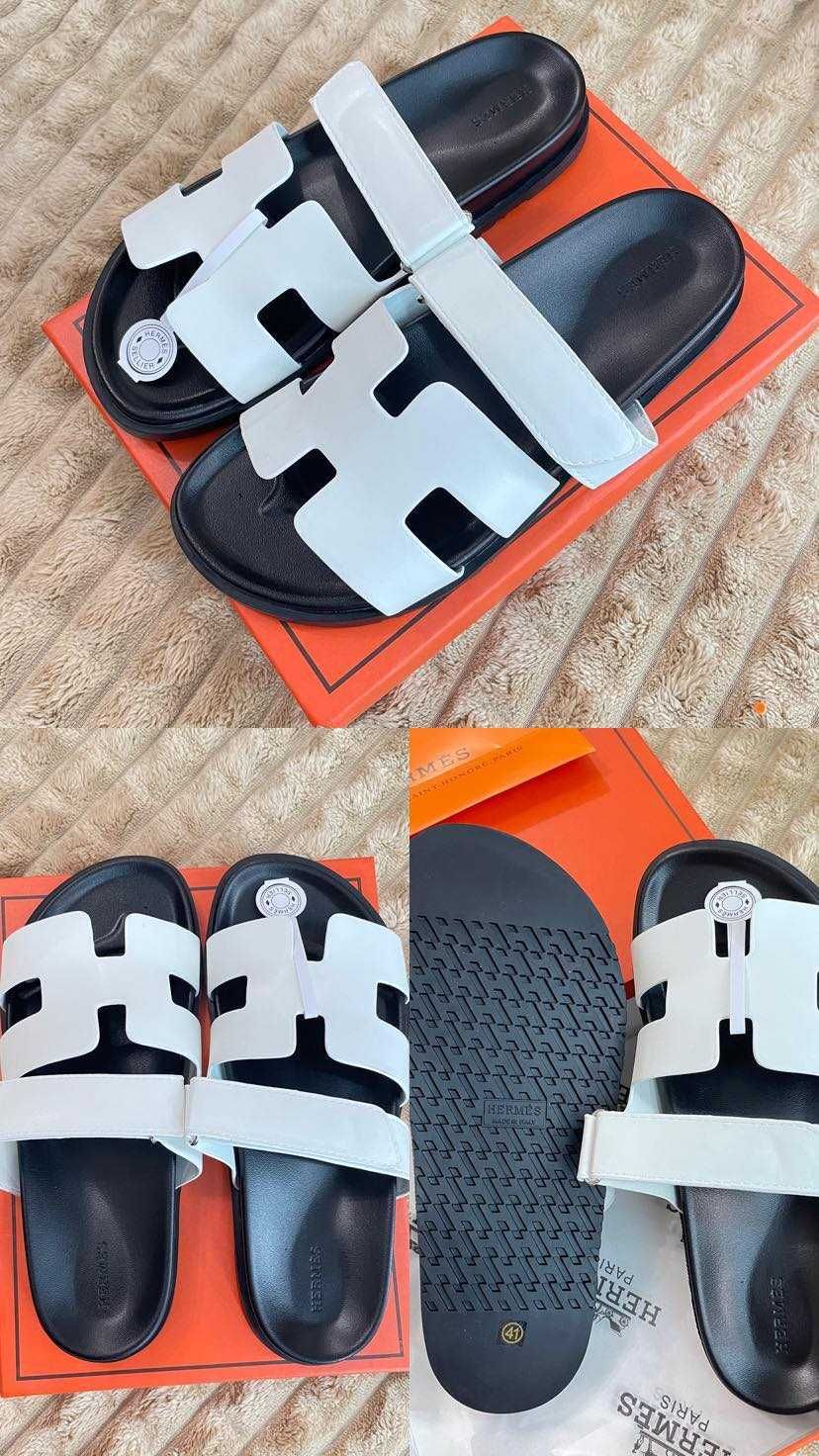 Шлепки hermes шлепанцы Гермес