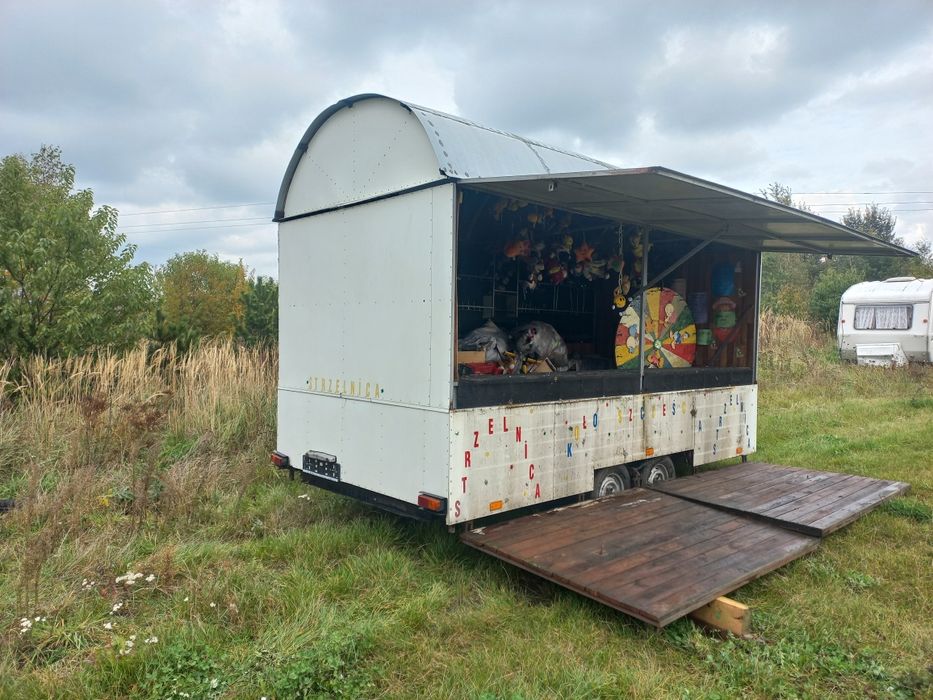 Przyczepa, handlowa, towarowa, na budowe, przyczepa socjalna