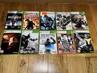 Zestaw 10 gier na Xbox360 : Batman Battlefield Resident Evil Creed