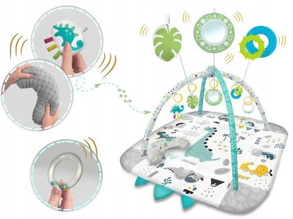 Розвиваючий інтерактивний килимок для дітей  Ricokids Nessi