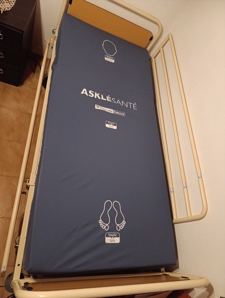Câma individual completa para acamados/cuidado de saude com colchão vi