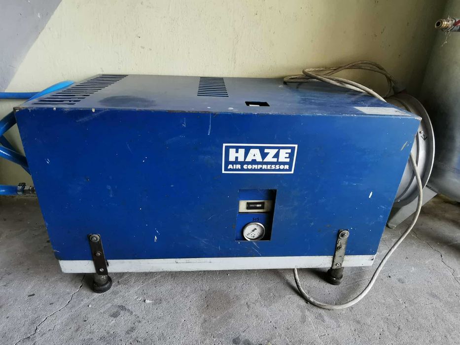 Kompresor śrubowy HAZE po remoncie 7,5 kW, nowy zbiornik 500L ocynk