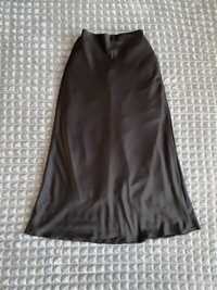 Спідниця жіноча міді сатин, атласна, шовк, розмір 42- 44