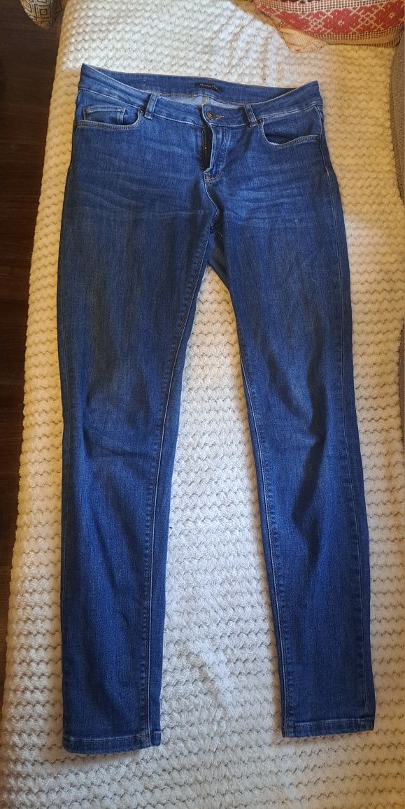 Jeansy spodnie jeansowe Massimo Dutti skinny fit rurki