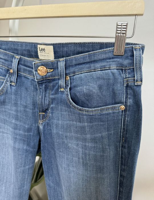 Spodnie damskie dopasowane skinny jeans LEE 27/31