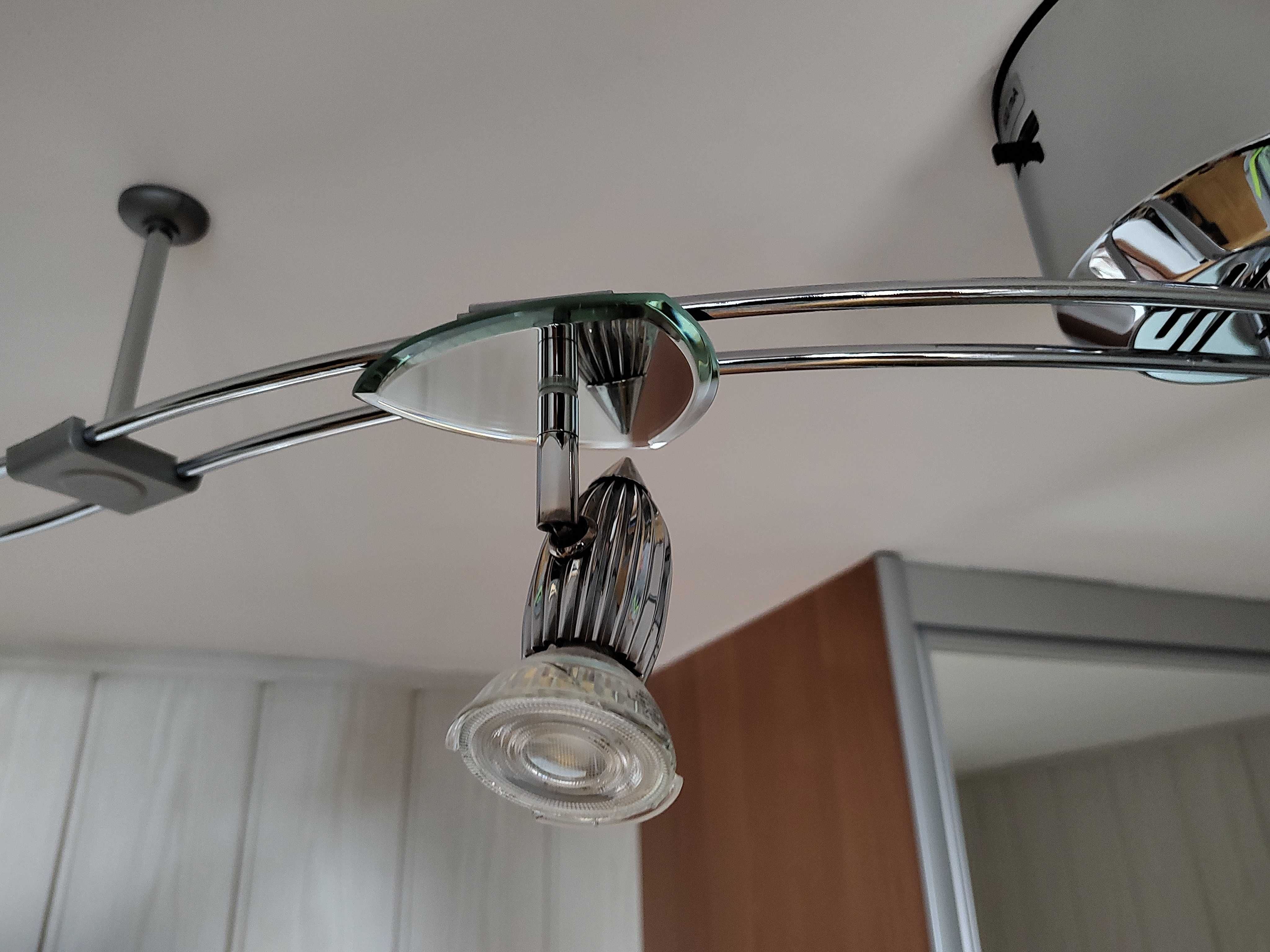 Lampa sufitowa szynoprzewód Pullmann chrom