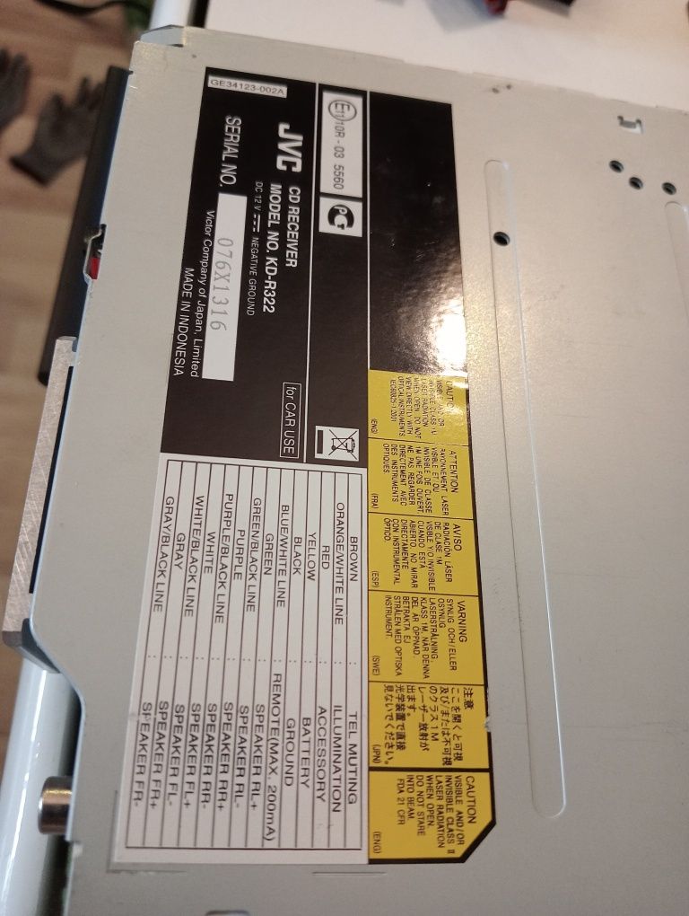 Zestaw  JVC Sony Magnat subwoofer radio wzmacniacz.