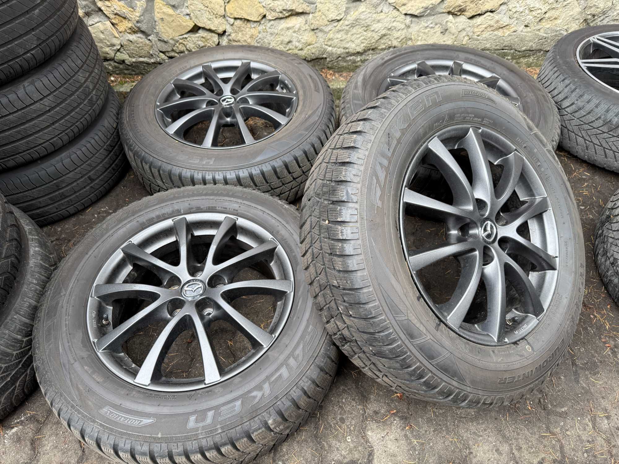 Felgi aluminiowe 17" 5x114,3 Mazda CX-5 z oponami zimowymi
