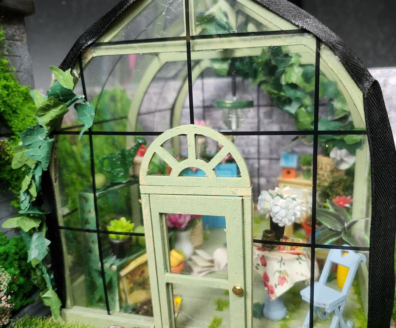 Miniatura makieta , ogródek dla lalek, diorama