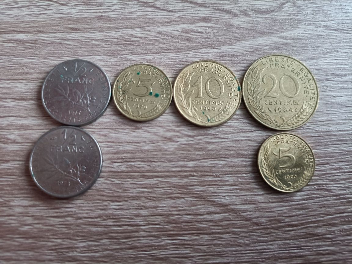 Zestaw monet Francji