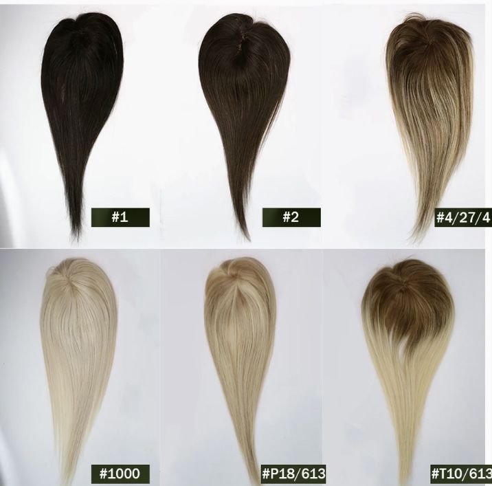 Toper tupet dopinka treska włos naturalny indyjski peruka wig