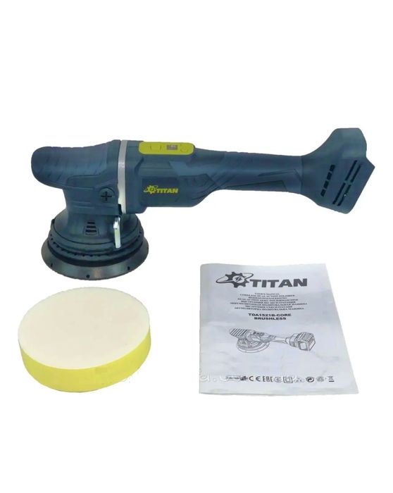 Полировальная машина Titan TDA 1521 CORE Brushless