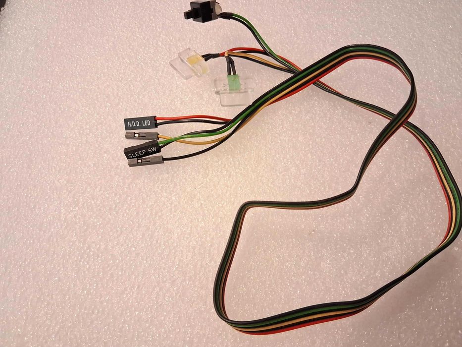 Diody i przycisk Sleep do obudowy PC AT RETRO HDD