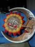 Peca decorativa sol e lua
