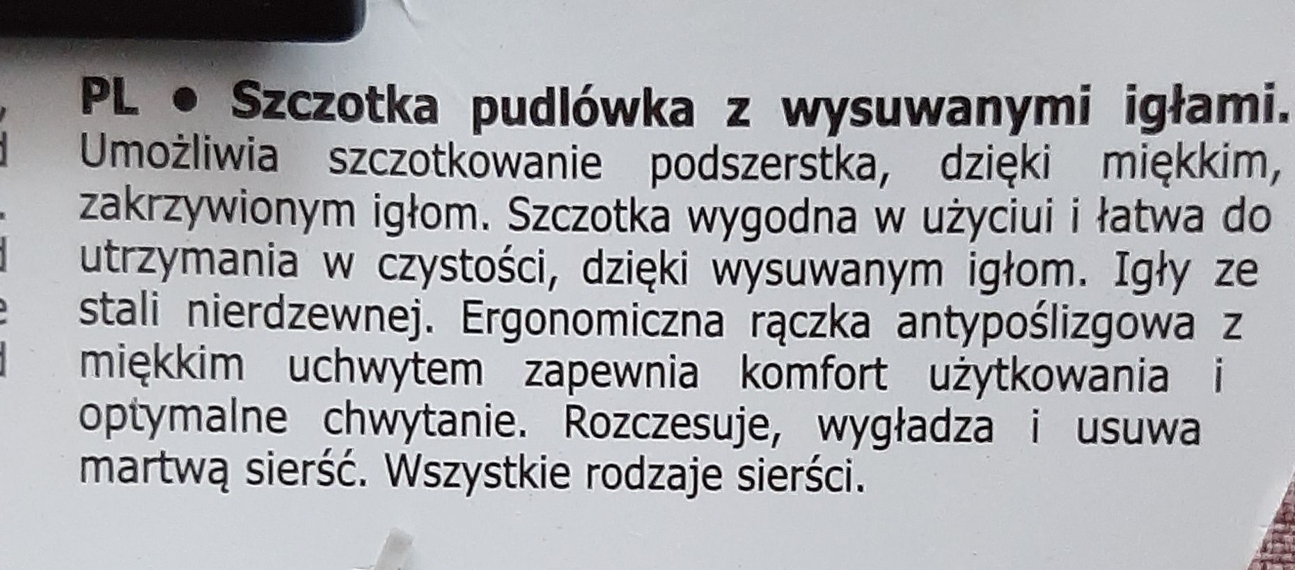 Szczotka do czesania psa