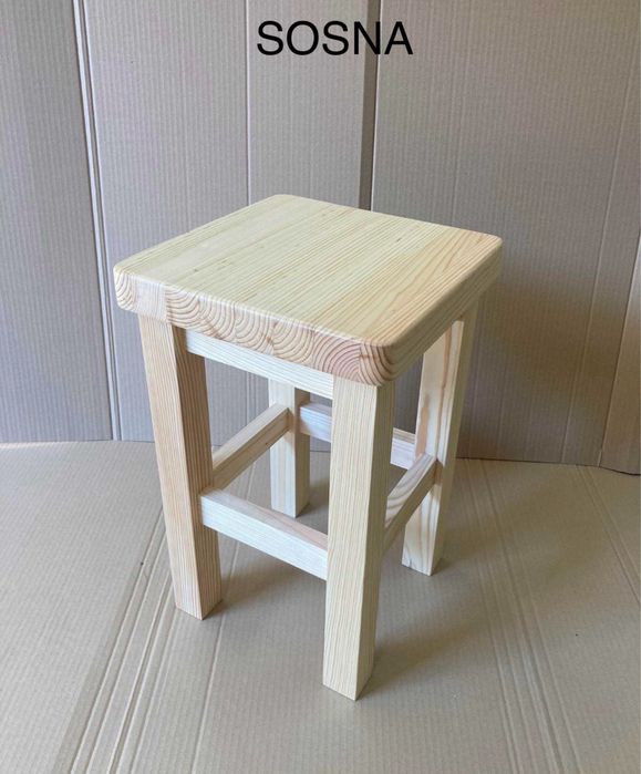 Taborety stołki drewniane dębowe sosnowe