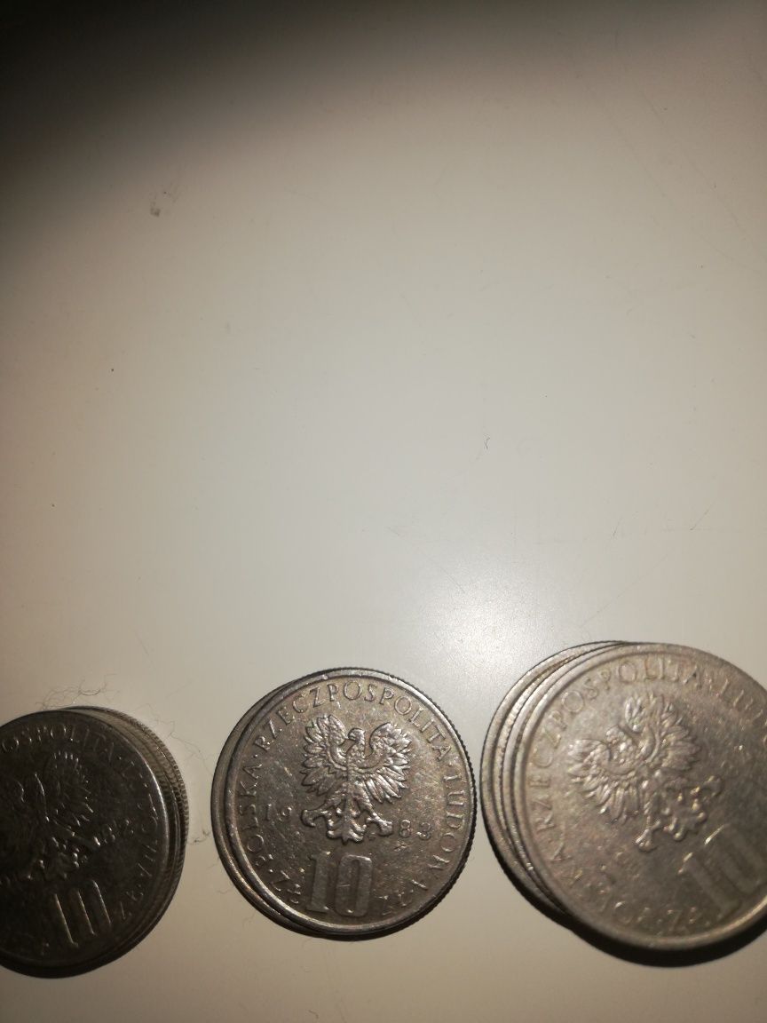 87 sztuki monet 10 zloty Adam Mickiewicz i Prus
