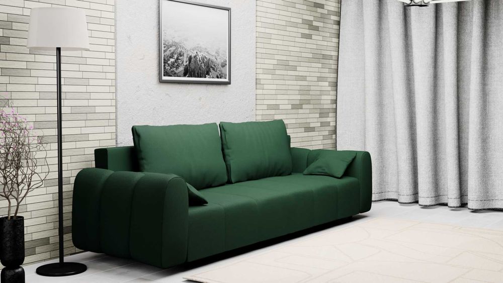 Kanapa,sofa CHILL-Funkcja Spania 145/200cm,Pojemnik! Transport Gratis!