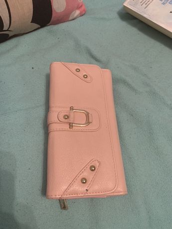 Duży portfel różowy