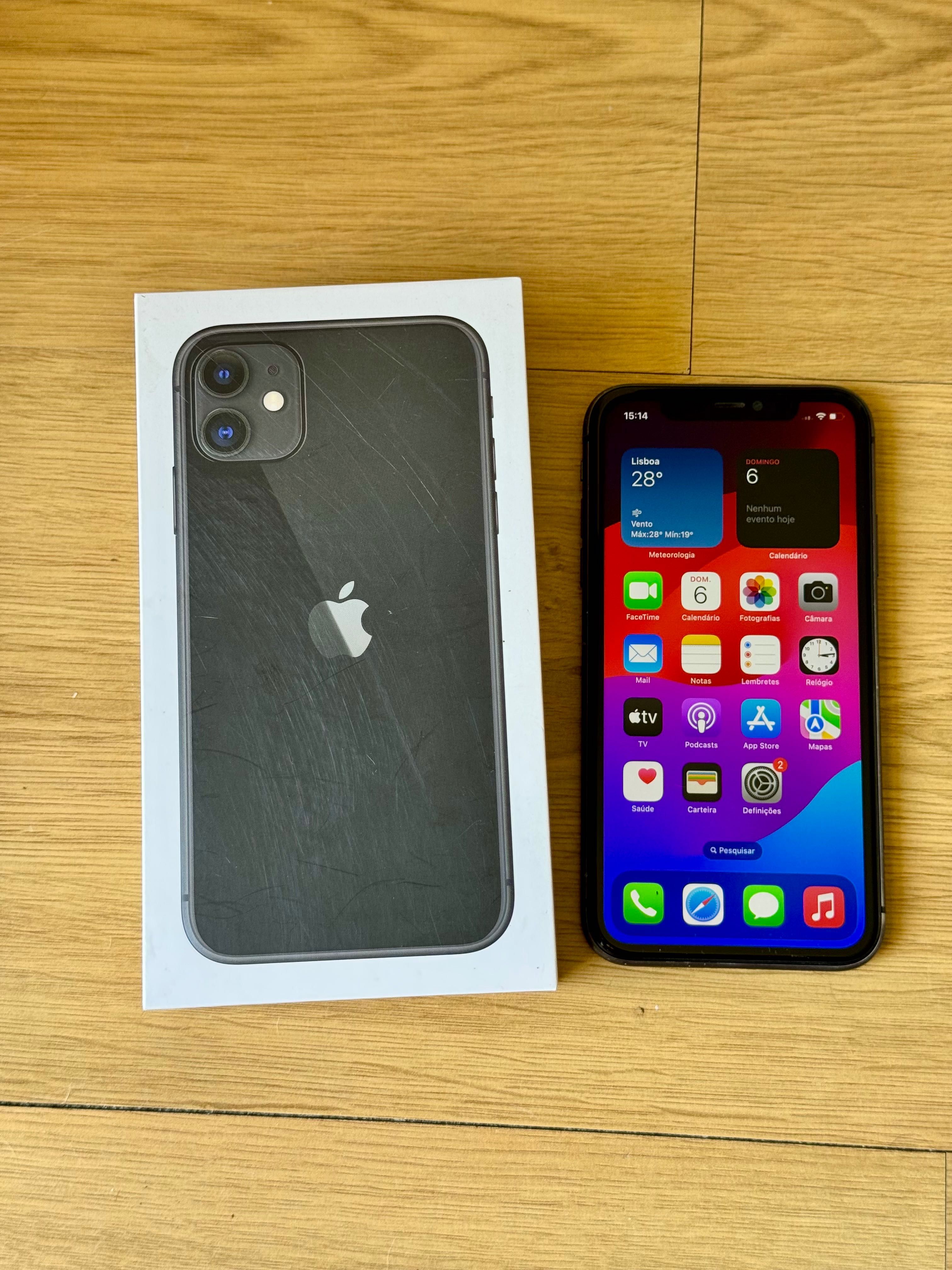 iPhone 11 (bateria nova) Preto
