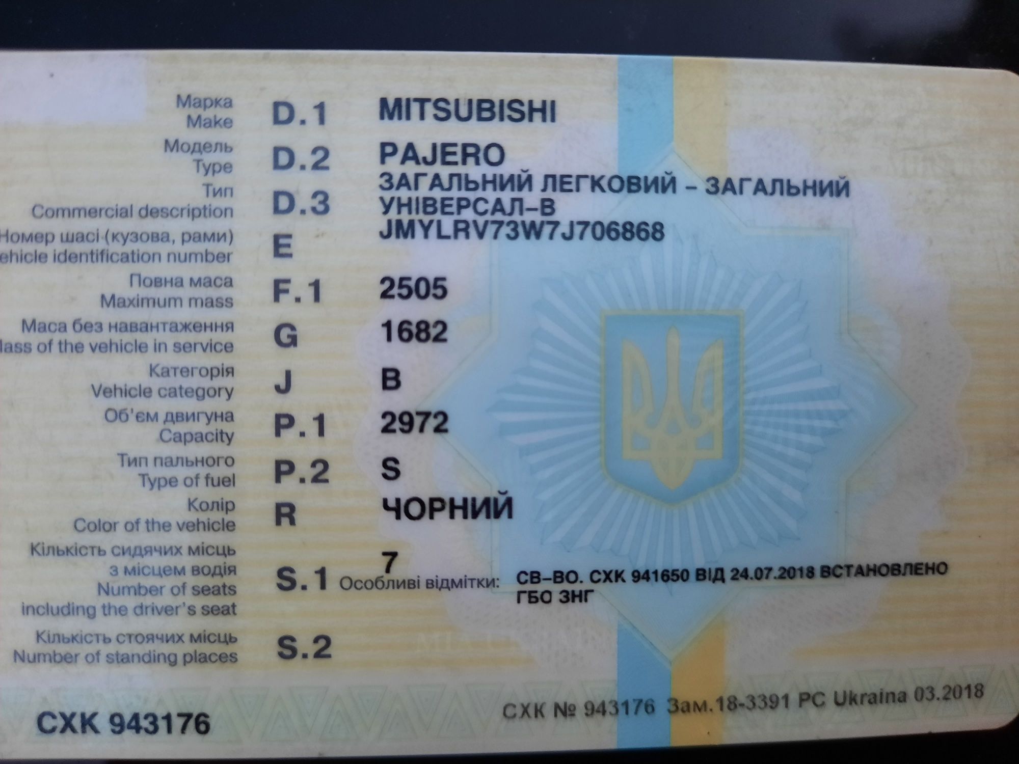 Митсубісі Паджеро вагон 3