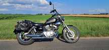 Yamaha Virago 125, sakwy, szyba