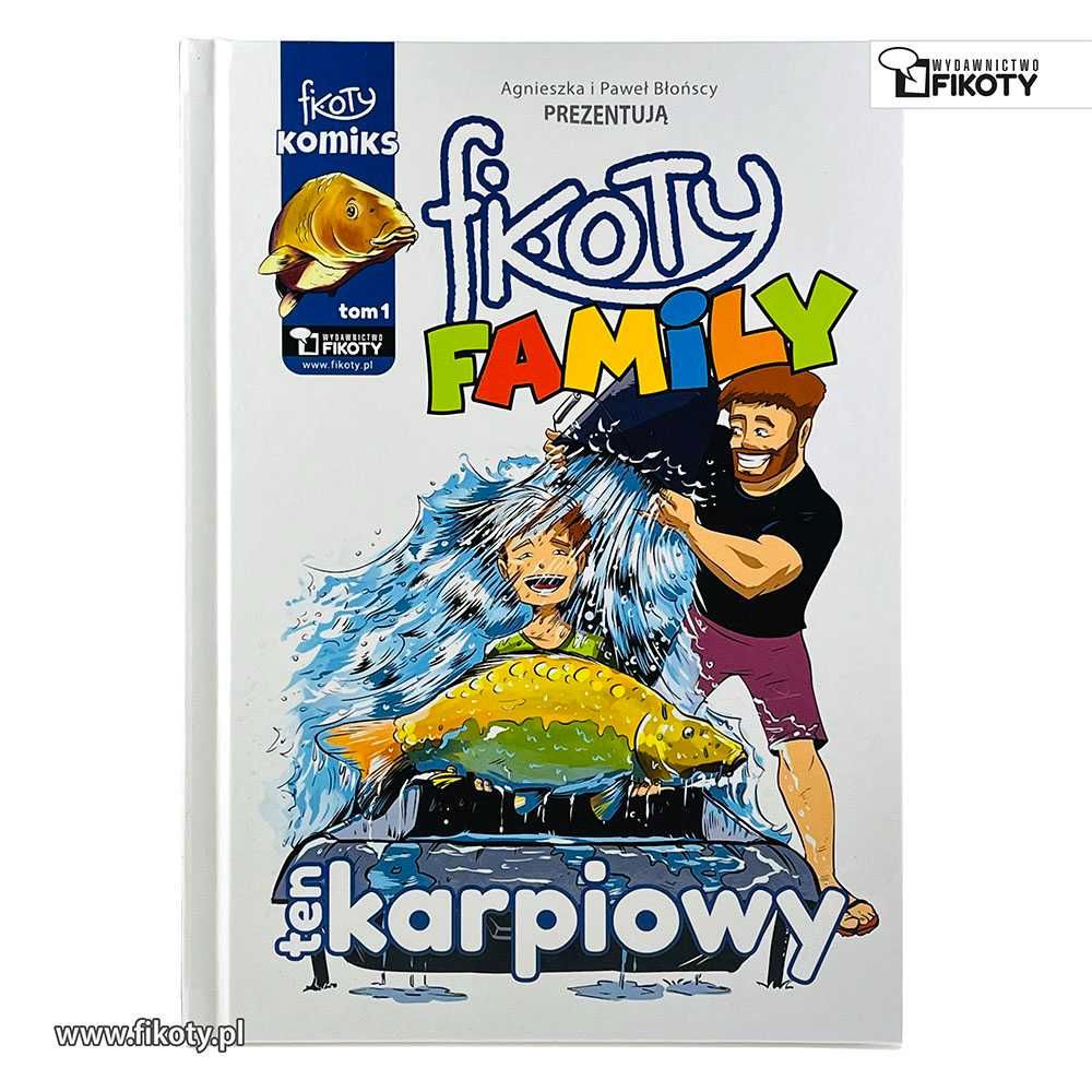 Komiks wędkarski Fikoty Family - Ten karpiowy, PIERWSZY W POLSCE!