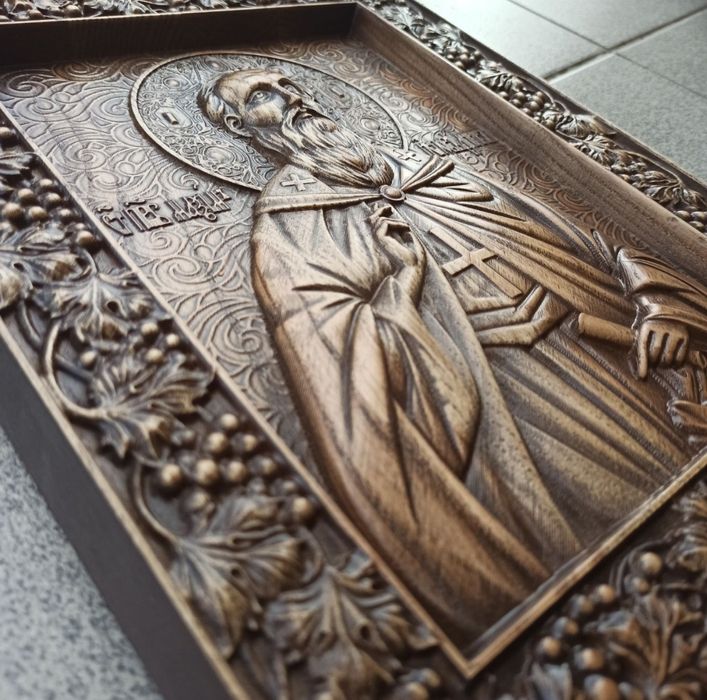 Икона резьба по дереву