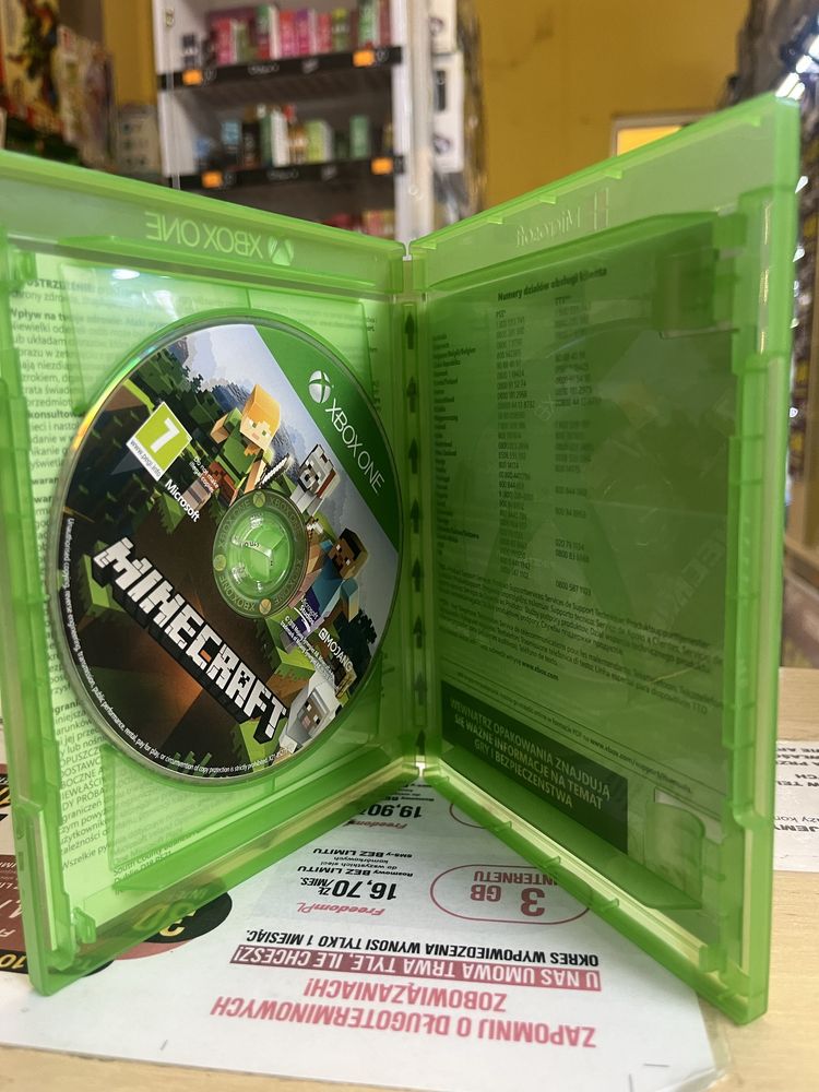 Minecraft gra xnox one