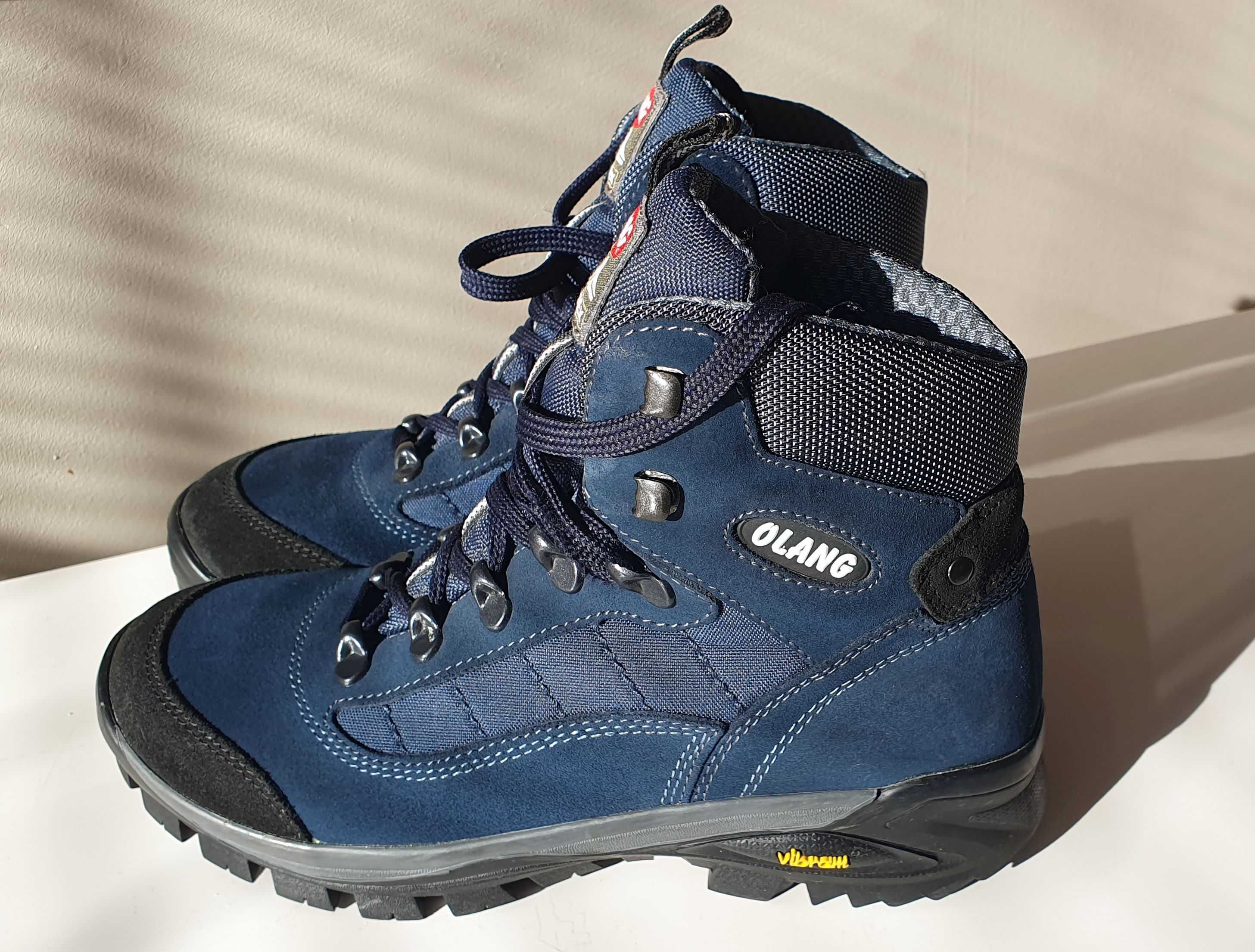Trapery Buty trekkingowe męskie Olang Tarvisio.Tex Niebieskie rozm. 38
