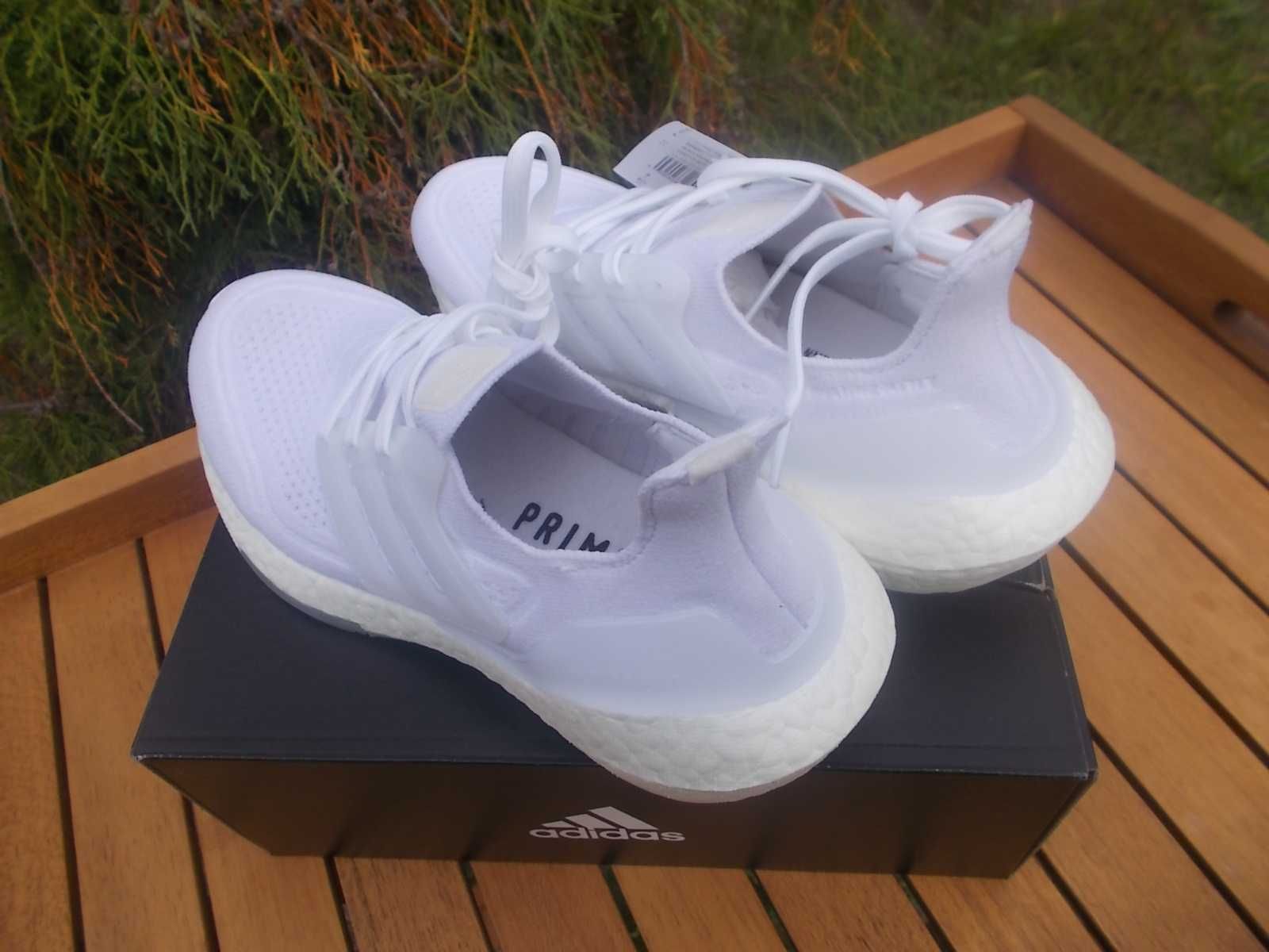 (r. 36 2/3) Adidas Ultra Boost 21 Triple White (W) FY0403 Ultraboost