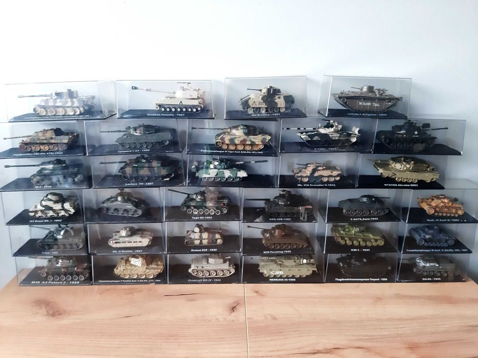 Modele czołgów kolekcja