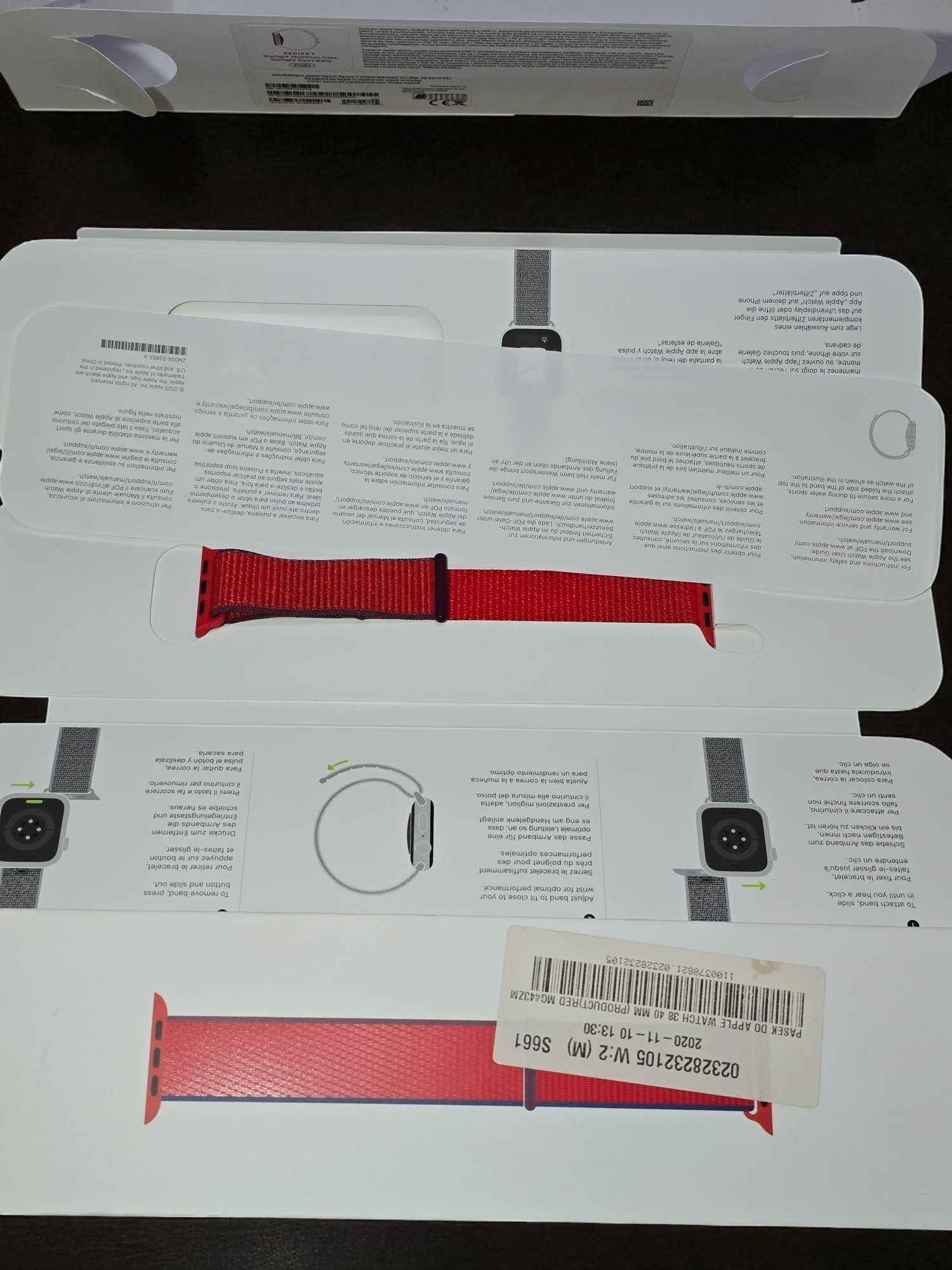 Apple Watch Series 7 GPS – 41mm Starlight + zestaw pasków