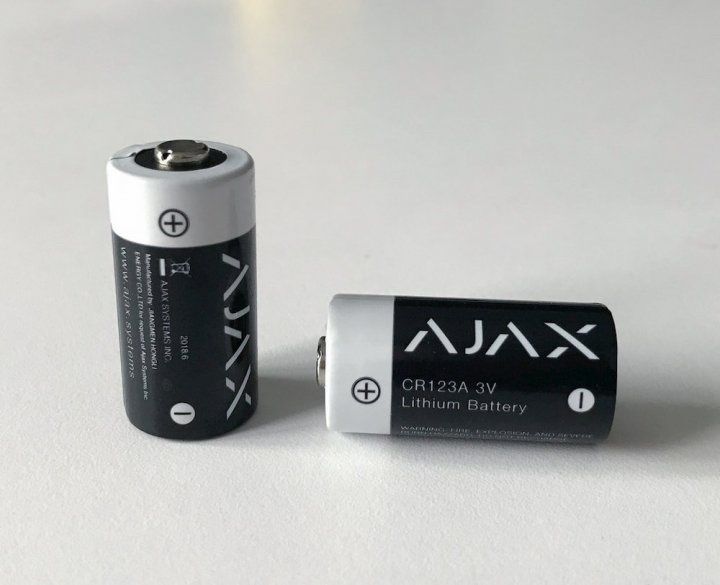 Ajax Battery CR123A фірмова батарея аякс 3В,1600 мАч