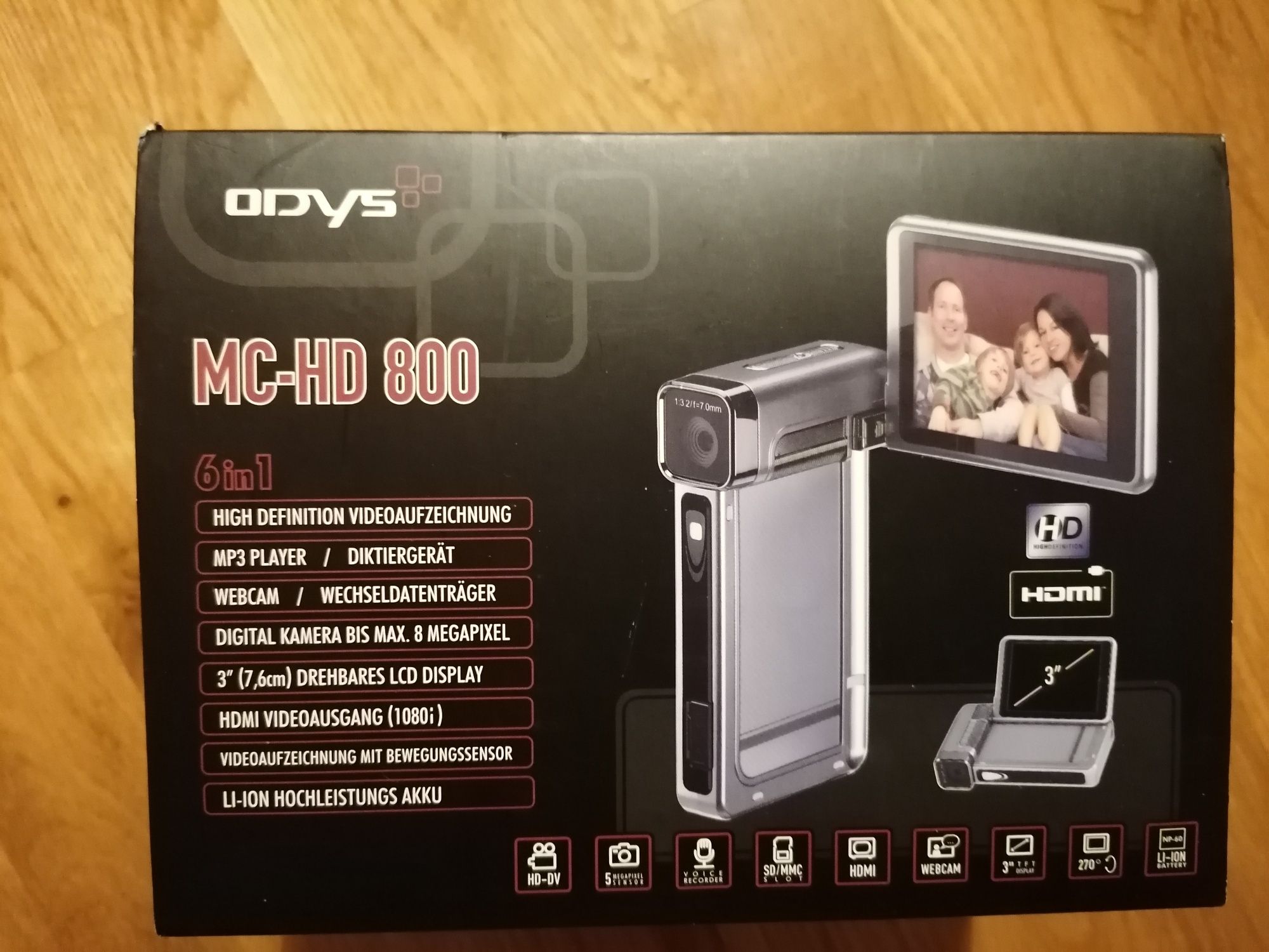 Kamera ODYS MC-HD 800